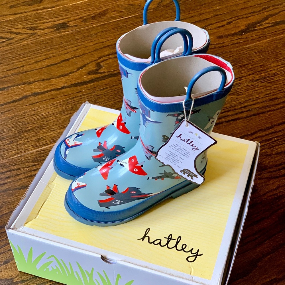 Hatley Kids' Rainboots Fighter Jets